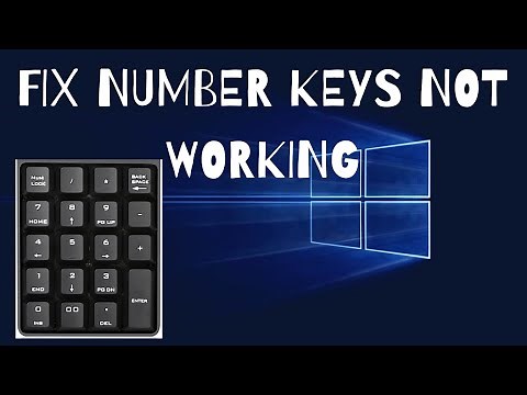 How to fix Number Lock keys not working on Windows 10 | Number Lock Not Working On Keyboard