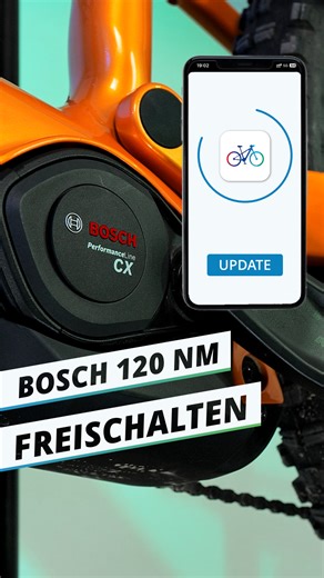 Bosch Motor 120 Nm Upgrade mit neuem FlowApp Update