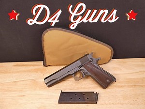 Ithaca Model 1911A1 – Mfg 1943 – 1911 WWII “A” Mag! | D4 Guns