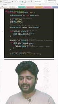 What is Iterator in Java? | Java Collections Framework Tutorial for Beginners #codewithsagesyntax