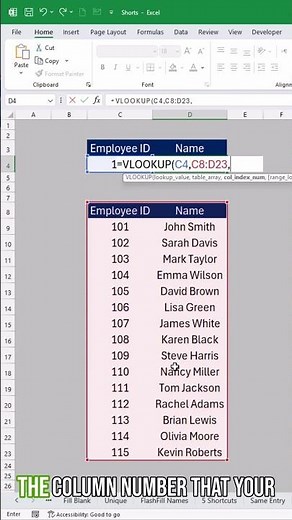 Excel VLOOKUP Tutorial EASY Lookup Function!