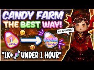 *EASY*: Get 1k+ Candies *UNDER 1 HOUR*! Super Fast RH Candy Farming Routine! |officiallydisco|