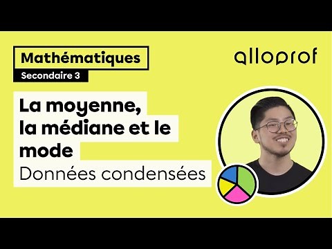 La moyenne, la médiane et le mode : les données condensées | Mathématiques | Alloprof