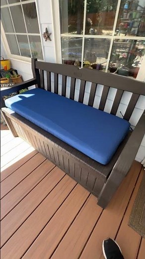 70 Gallon Storage Bench Deck Box for Patio Furniture