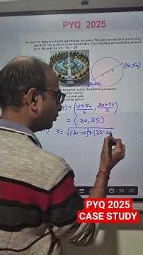 Case Study || PYQ 2025 || Coordinate Geometry || NECKota ||