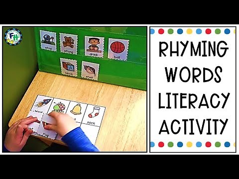RHYMING WORDS LITERACY ACTIVITY (Kindergarten/Grade 1)