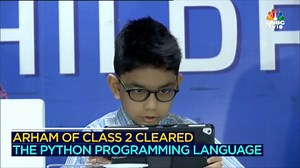 6-year-old, Arham Om Talsania enters Guinness Record as the world's youngest computer programmer Guinness World Records | CNBC-TV18