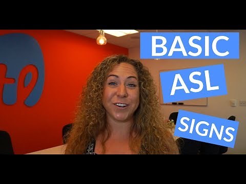 70 Basic ASL Signs for Beginners to Know