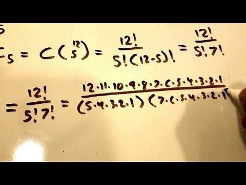 Combination Formula Example