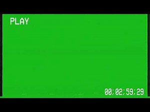 VHS GREEN SCREEN VHS TIMECODE with VHS sound FX