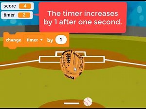 Scratch for Kids, Create a Timer to Set a Time Limit in a Game, TechnoCode by TechnoKids