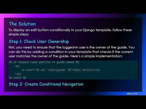 How to Display Multiple View Fields for a Single Django Template