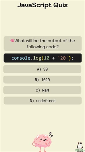 🧠Quiz: What will be the output of the following code?