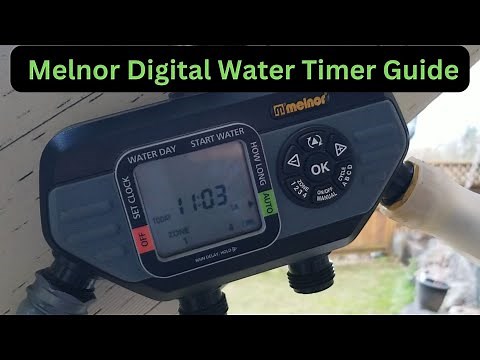 How to program your Melnor Hydrologic Water Timer