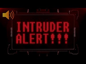 Intruder Alert Warning Sound Effect ⚠️👤🚨