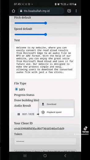 Download as MP3 from Microsoft Edge Read Aloud Immersive Reader Text to Speech 🔥🔥🔥🔥