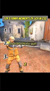 Top 3 Funny moments of lich in CS2 l part 4 l#cs2 #csgo #memes #counterstrike2 #shorts