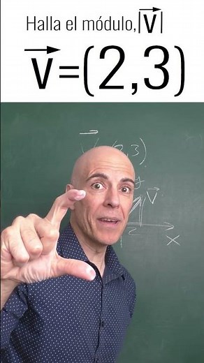 ¿PUEDES HALLAR EL MÓDULO DE UN VECTOR?