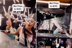 Angry customers caught on camera trashing NYC eatery, hurling items at workers
