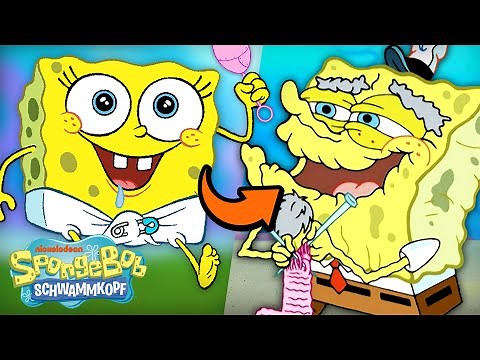 SpongeBob Alters-Timeline | 20 Minuten-Compilation | SpongeBob Schwammkopf