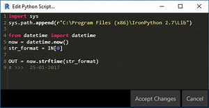 Is there a way to change the Date/time stamp format from inside a Label?