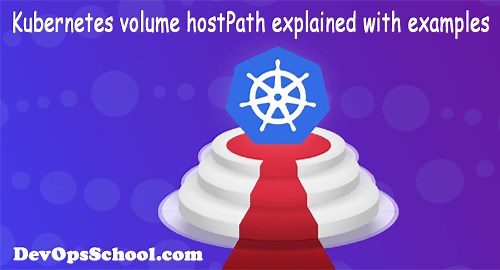 Kubernetes volume hostPath explained with examples -