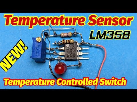 Temperature Controlled Switch using LM358 & NTC | Fan & Heater Temperature Controlled Switch