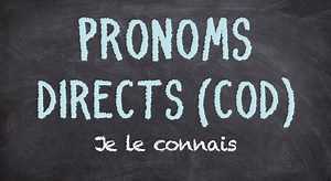 Les pronoms compléments directs COD – France Podcasts