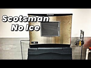 Prodigy Scotsman Ice Machine Not Making Ice || C0530MA-1E Two Flash Code