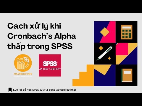 Cách xử lý khi Cronbach’s Alpha thấp và biến gặp vấn đề trong SPSS | Tăng độ tin cậy thang đo