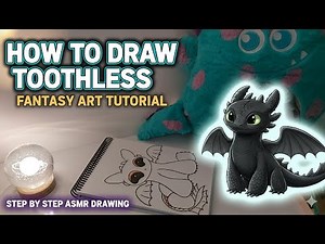 How to Draw Toothless 🐉✨ | Step-by-Step Drawing Tutorial