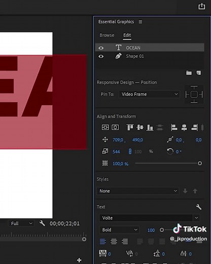 Episode 1 | Video in Text in Premiere Pro - Short Tutorial. #premierepro #premiereprotutorial #editingtipsandtricks #adobe #videoediting #Tutorial #motiongraphics #_jkproduction