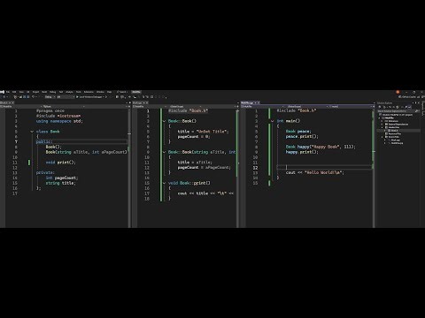 How to Split C++ Code into Header (.h) and Source (.cpp) Files