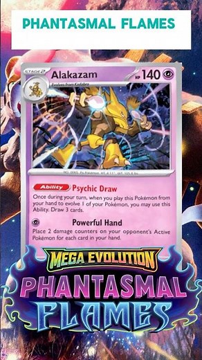 Updated Alakazam Decklist | Phantasmal Flames | Mega Evolution | Pokemon TCG