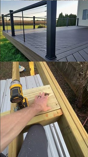 Decking Rail Post Framing Support