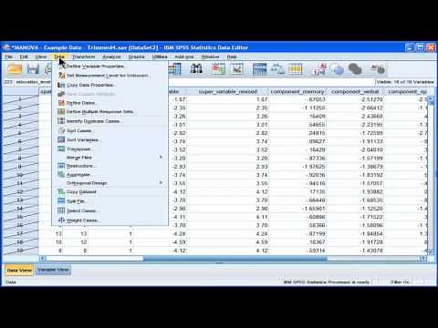 Select Cases - SPSS (part 1)