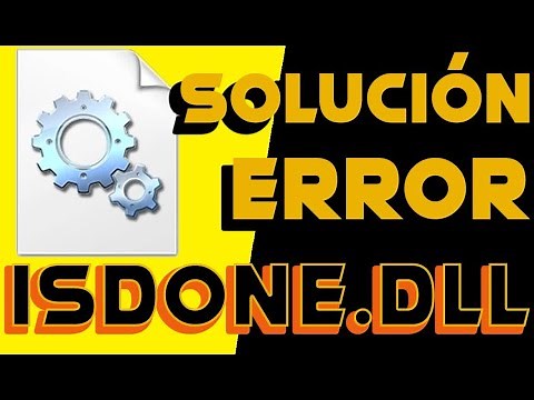 COMO SOLUCIONAR ERROR ISDONE DLL UNARC DLL TODOS LOS JUEGO 2020 DE 32 Y 64 BITS WINDOWS 7, 8, 10 FIX