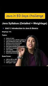 Learn Java in 50 days 😃 #java #coding #bca #programming #oops #btech #ai