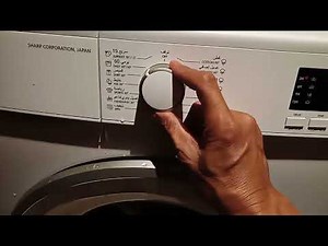 How to operate the automatic washing machine SHARP