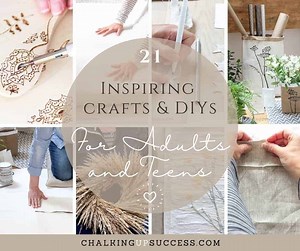 21 Inspiring summer crafts and DIYs for adults and teens - Chalking Up Success!