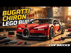"Ultimate LEGO Technic Bugatti Chiron Build – Full Assembly & Cinematic Time-Lapse!"