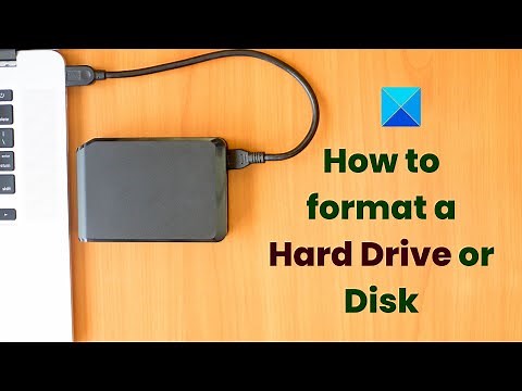 How to format a Hard Drive or Disk in Windows 11/10