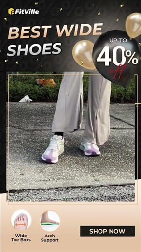 FitVille Women’s Rebound Core V1| Wide Toe Box Walking Shoes for Ultimate Comfort & Support