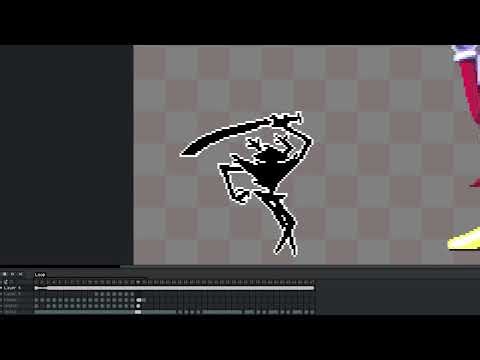 fire sprite animation test