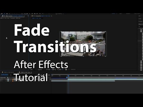 Fade Transitions in After Effects - Tutorial