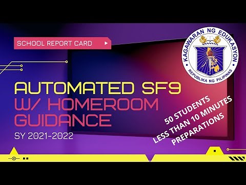 AUTOMATED SF9 for JHS WITH HOMEROOM GUIDANCE 2021-2022