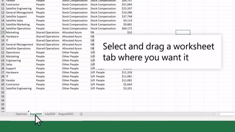 Move or copy worksheets or worksheet data