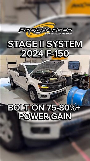 2024+ F150 Stage ll ProCharger System 💥 75-80%+ POWER GAIN! | #procharger #f150 #boosted