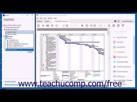 Acrobat Pro DC Searching a PDF and Using the Search Pane-Adobe Acrobat Pro DC Training Tutorial