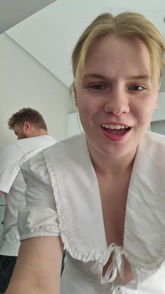 Engaging Cooking Demonstration in a Modern Kitchen